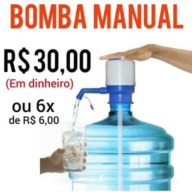 Bomba Manual para Galão de 10/20Litros